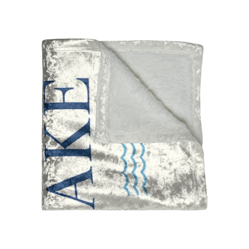 Life Is Better at the Lake Crushed Velvet Blanket