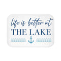 Life Is Better at the Lake Bath Mat