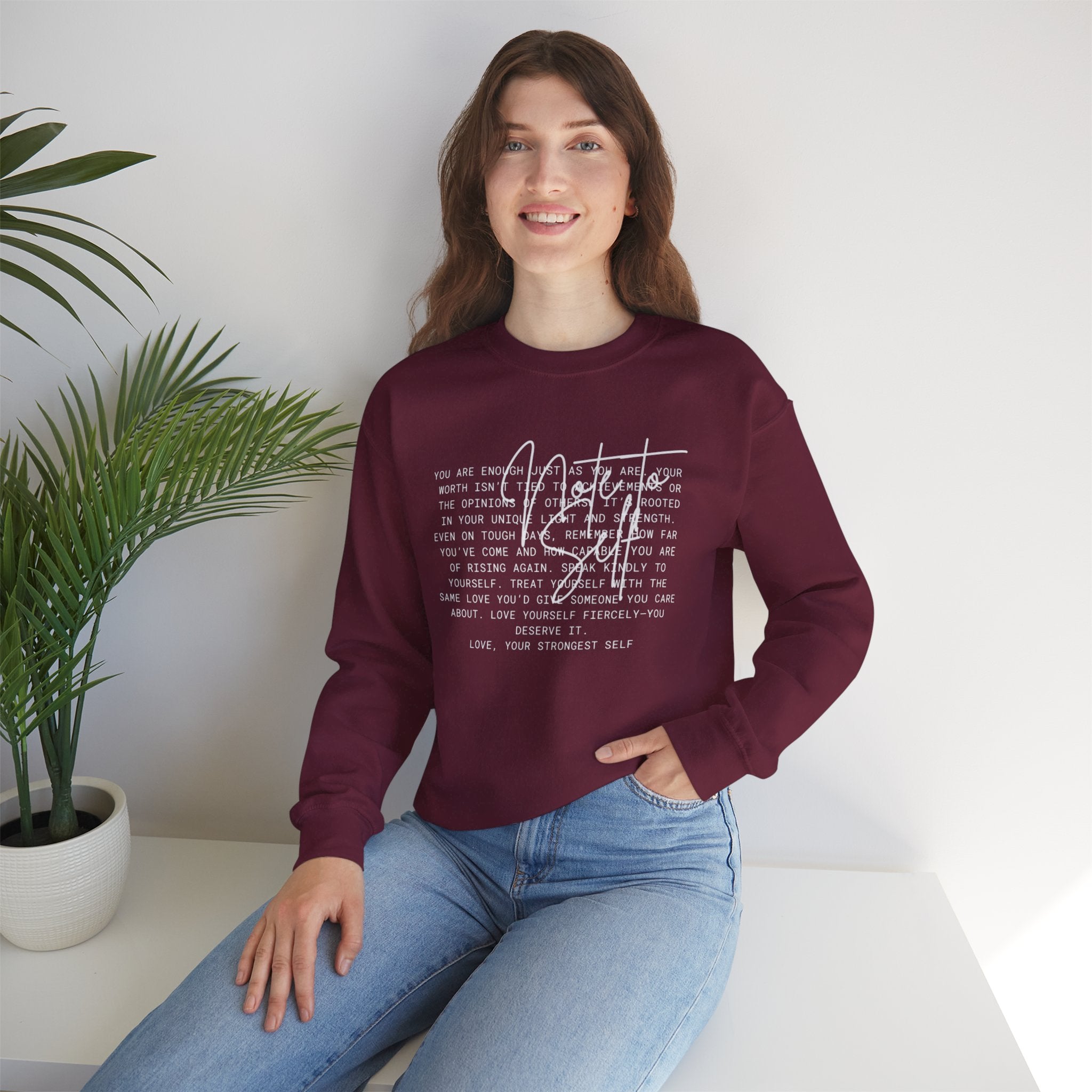 Note to Self Crewneck Sweatshirt