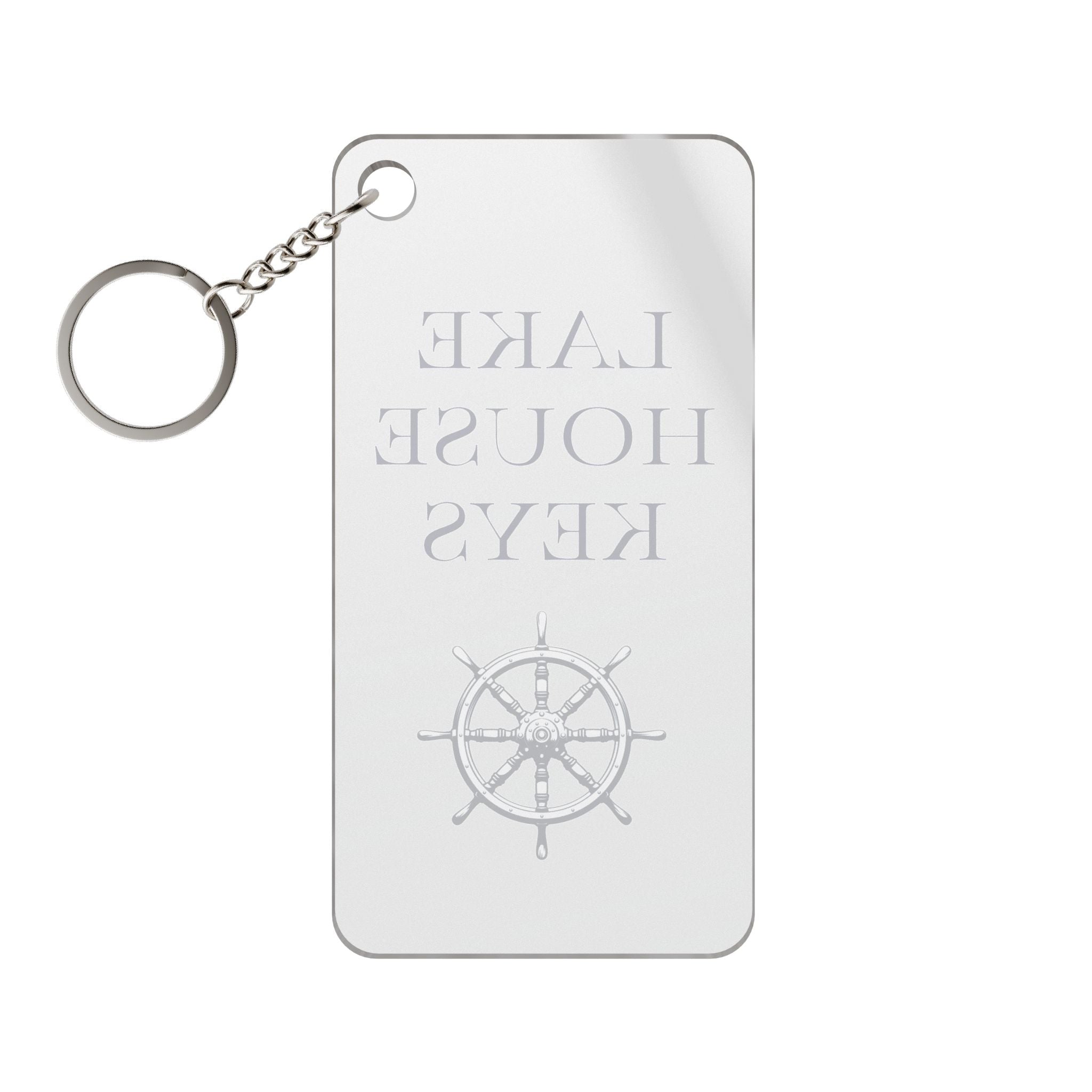 Lake House Oars Keychain
