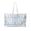 Seashell Pattern Weekender Bag — Coastal Beach Tote for Weekend Getaways