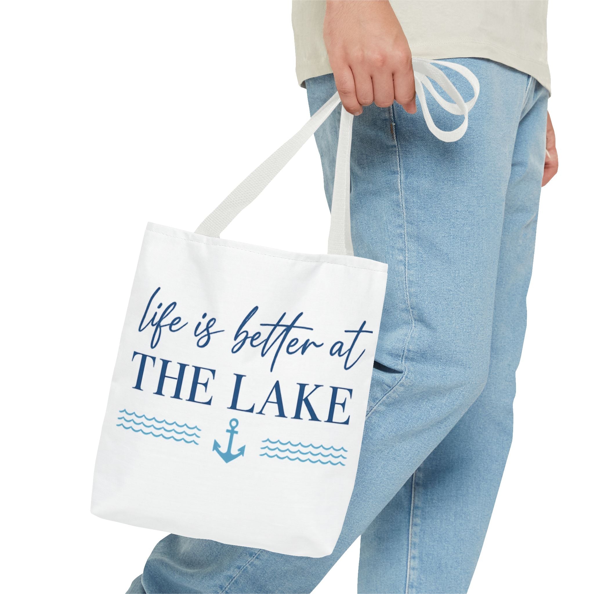 Life Is Better at the Lake SM Tote Bag