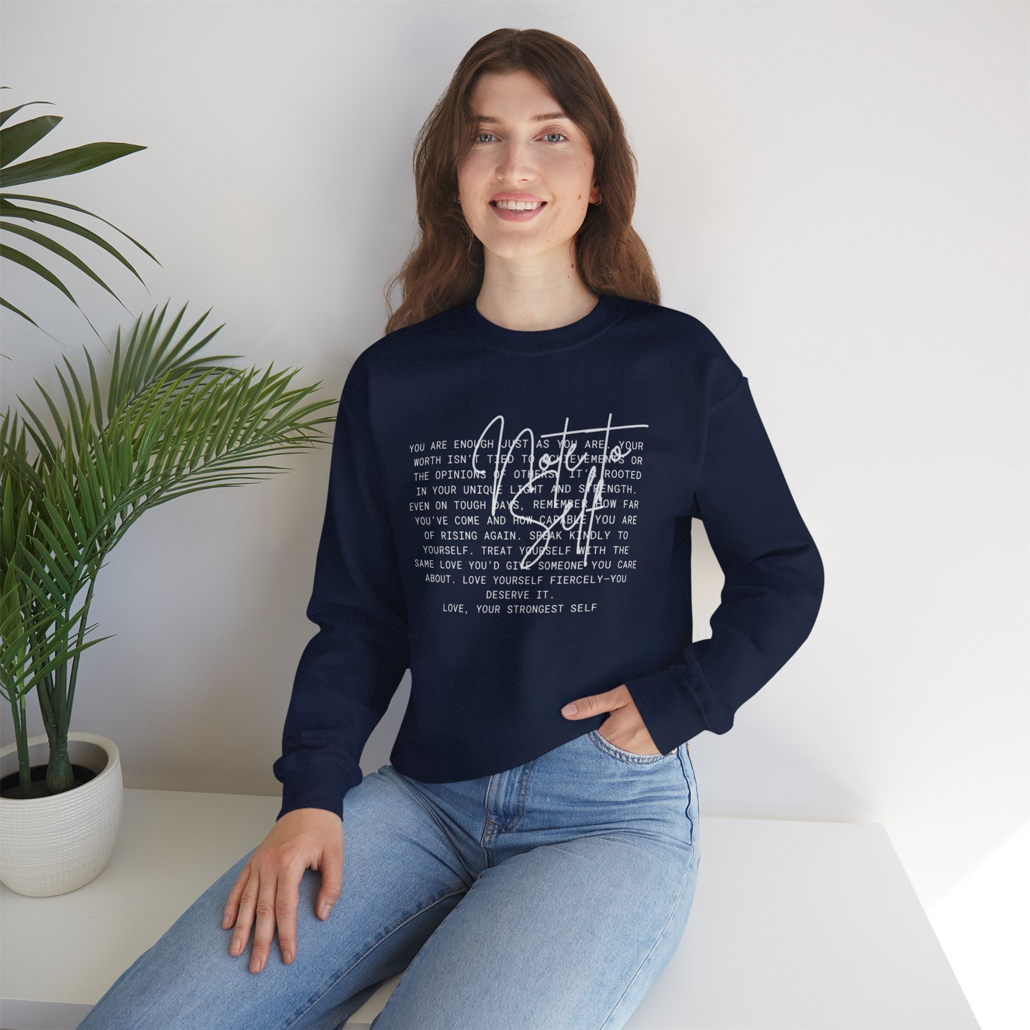 Note to Self Crewneck Sweatshirt