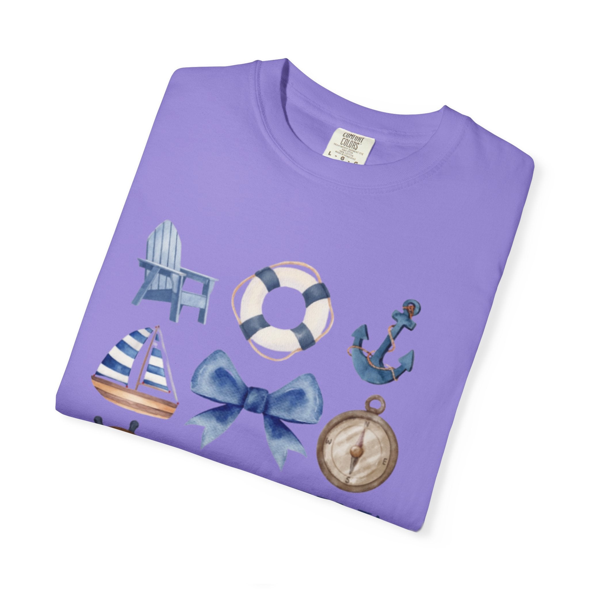 Boatin' Nautical Icons T-Shirt