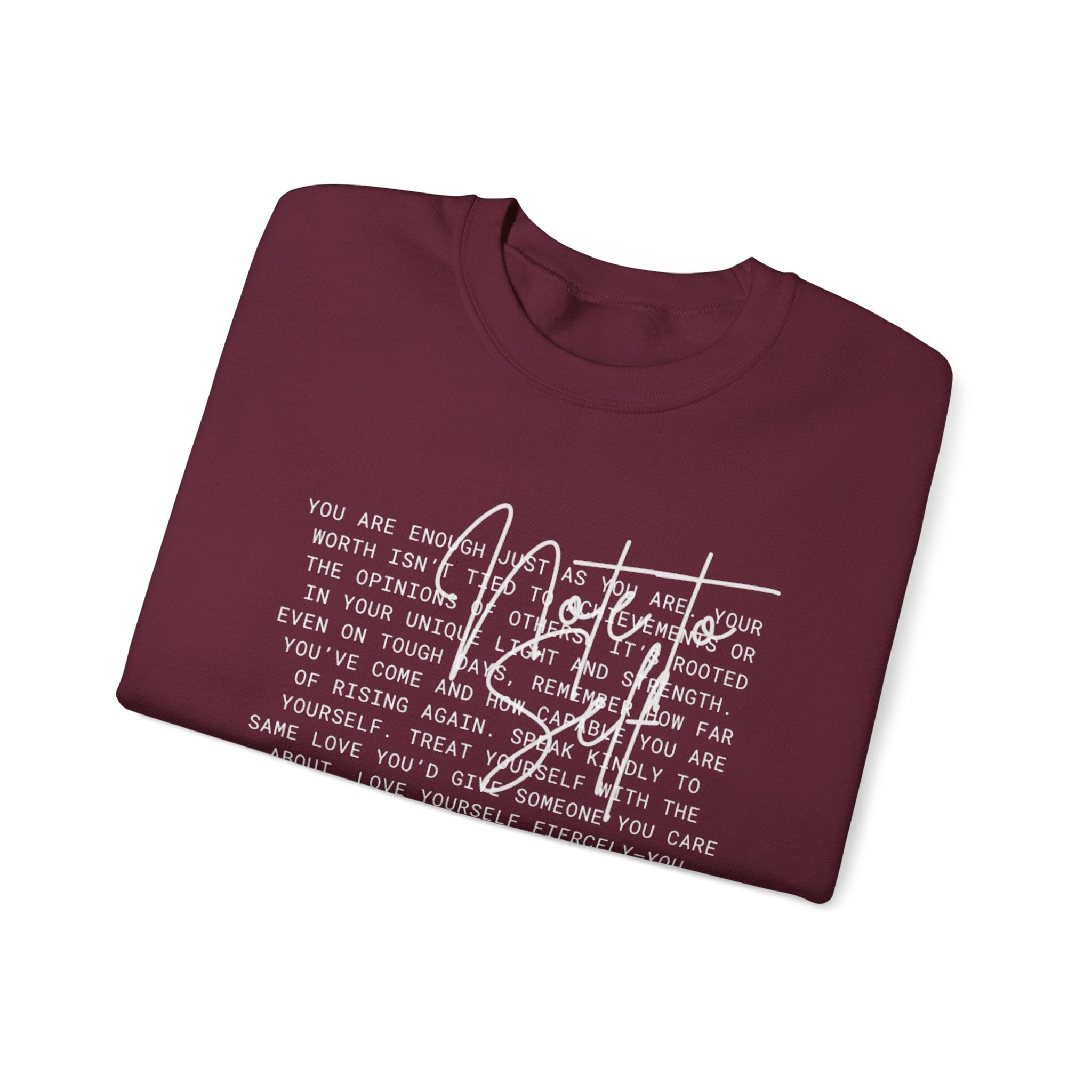 Note to Self Crewneck Sweatshirt