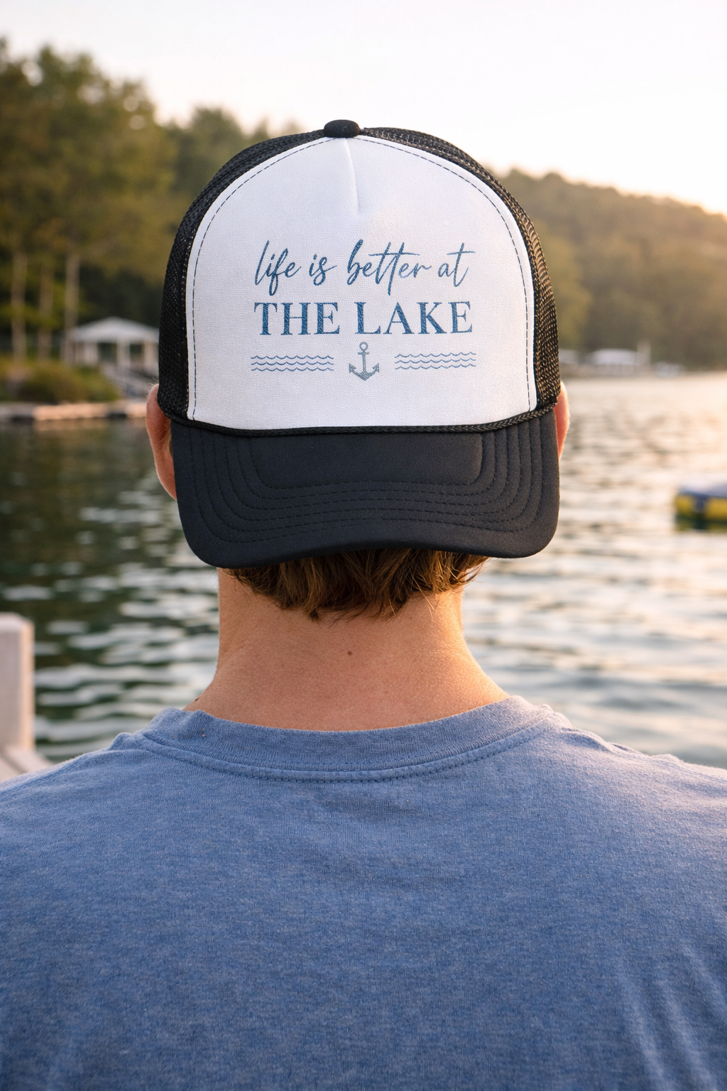 Life Is Better at the Lake Trucker Hat