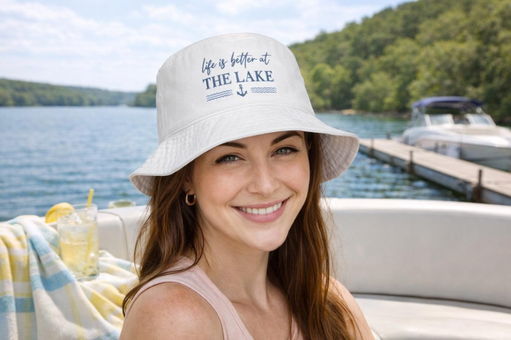 Life Is Better at the Lake Bucket Hat