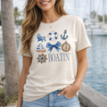 Boatin' Nautical Icons T-Shirt