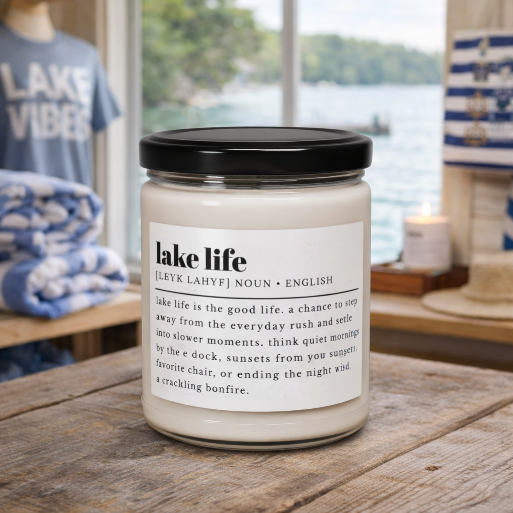 lake life Scented Soy Candle