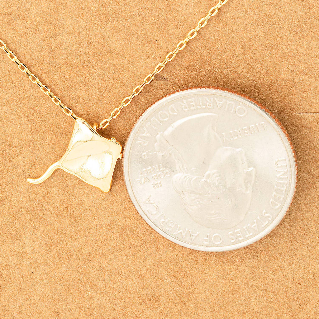 Mini Sting Ray Pendant Necklace