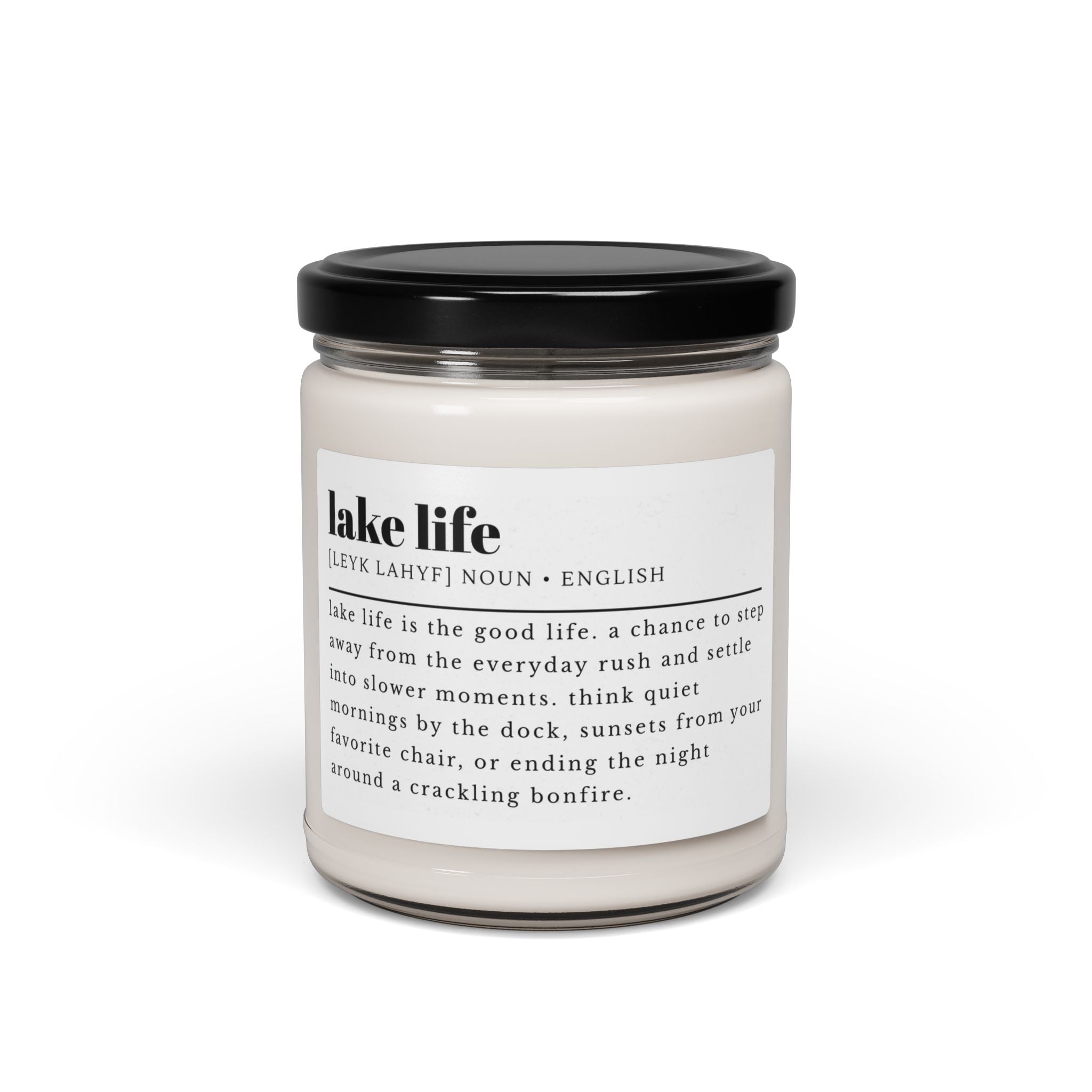 lake life Scented Soy Candle