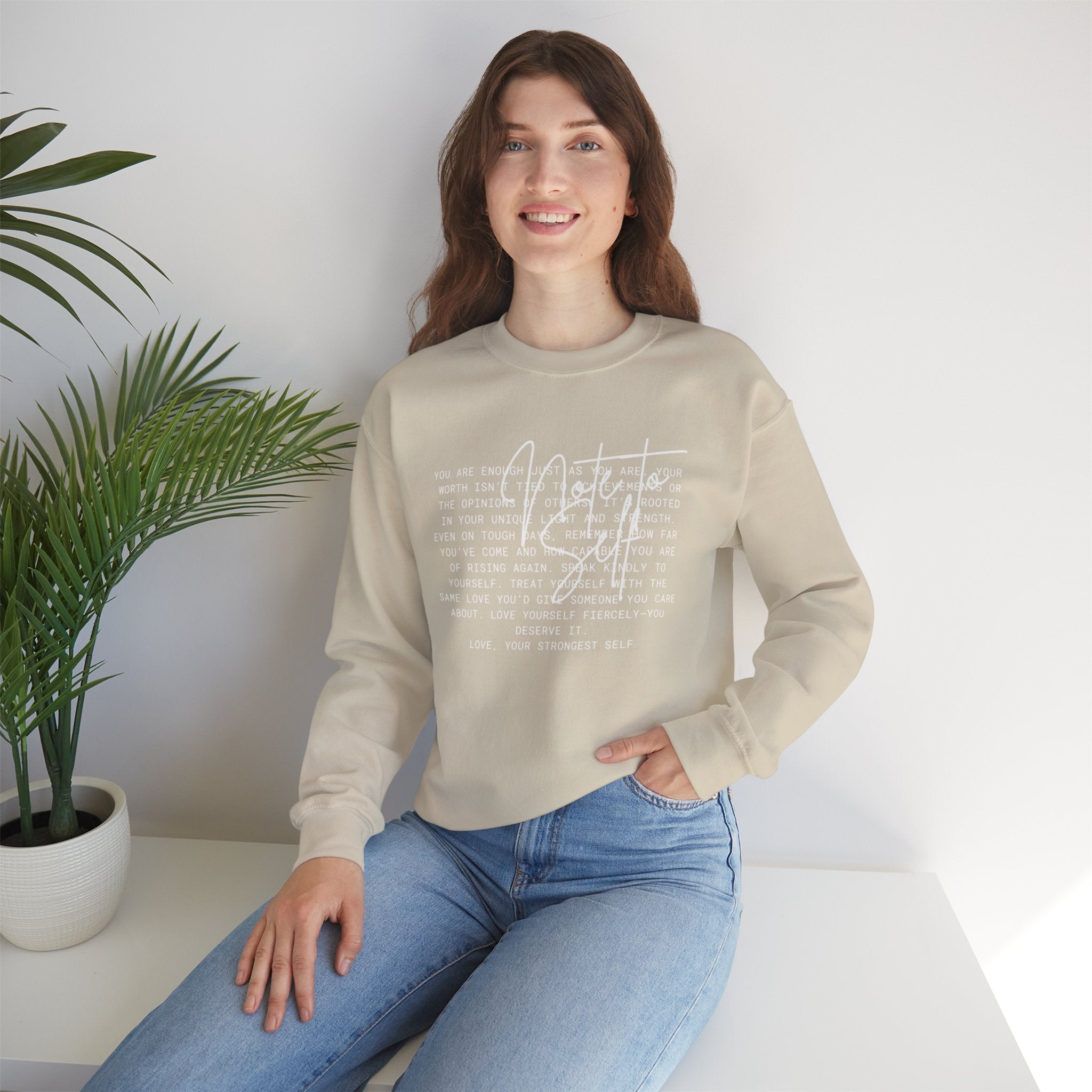 Note to Self Crewneck Sweatshirt