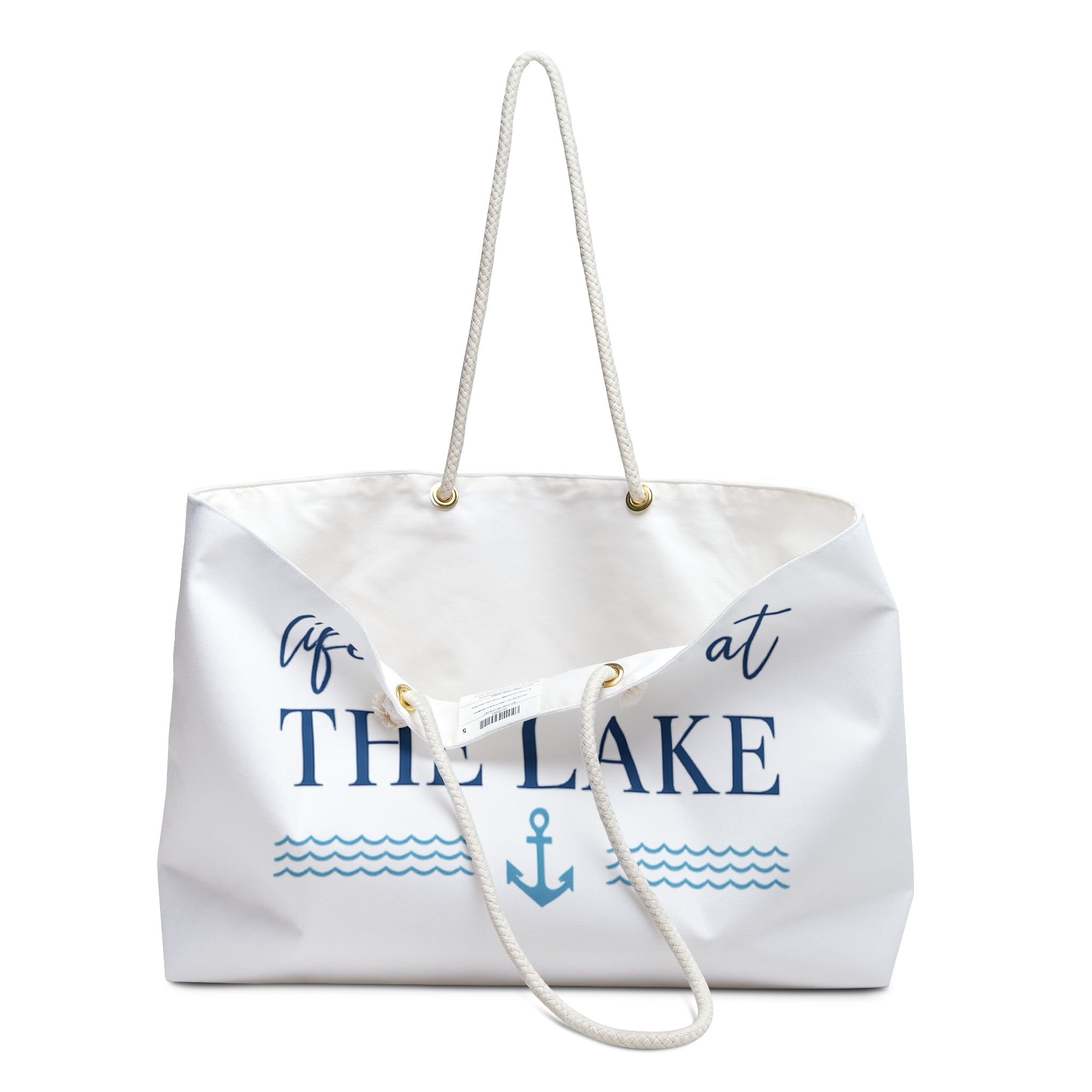 Life Is Better at The Lake Weekender bag