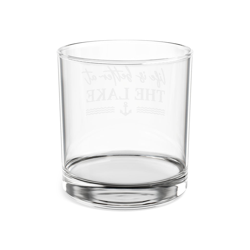 Life Is Better at the Lake Whiskey Glass