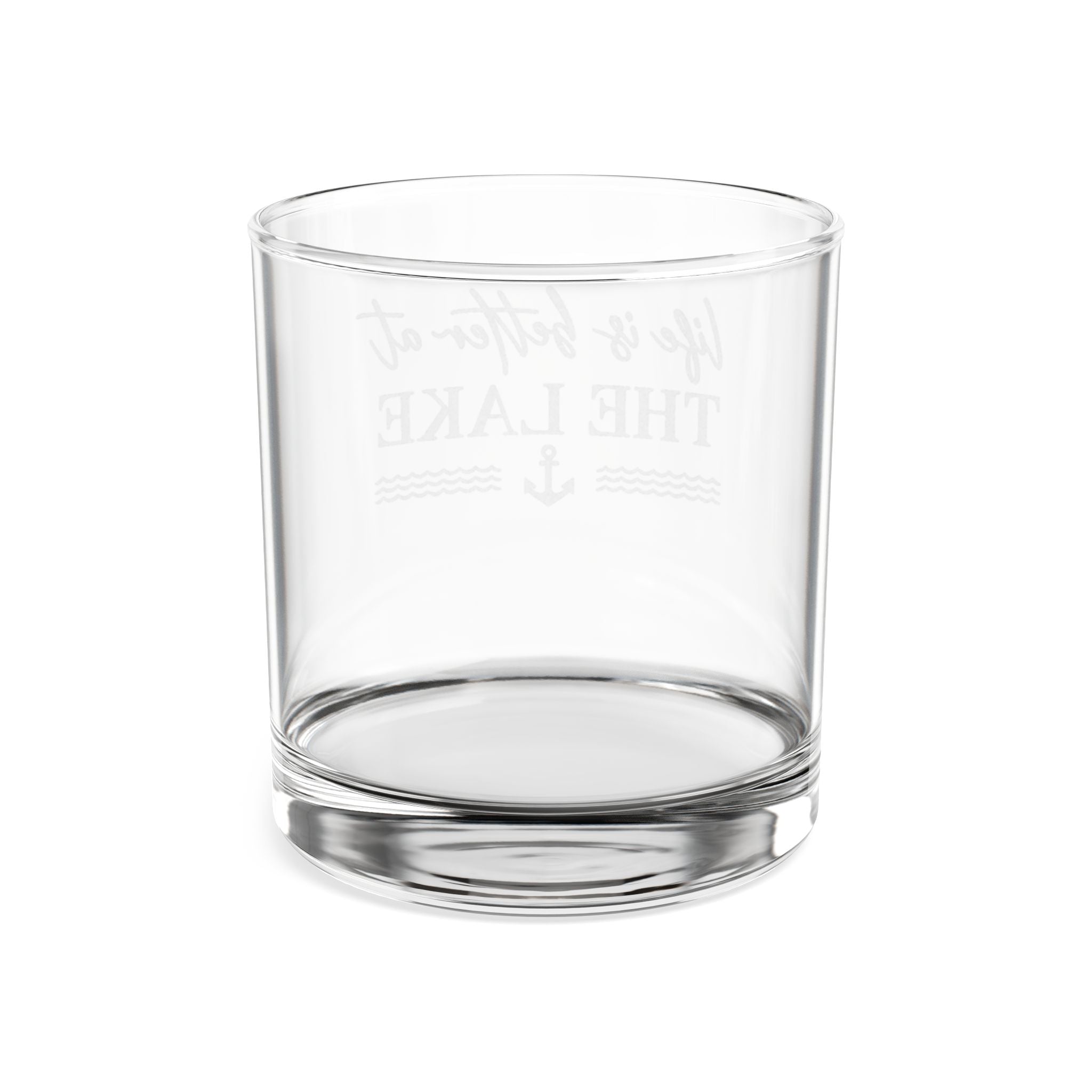 Life Is Better at the Lake Whiskey Glass