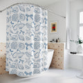 Seashell Pattern Shower Curtain