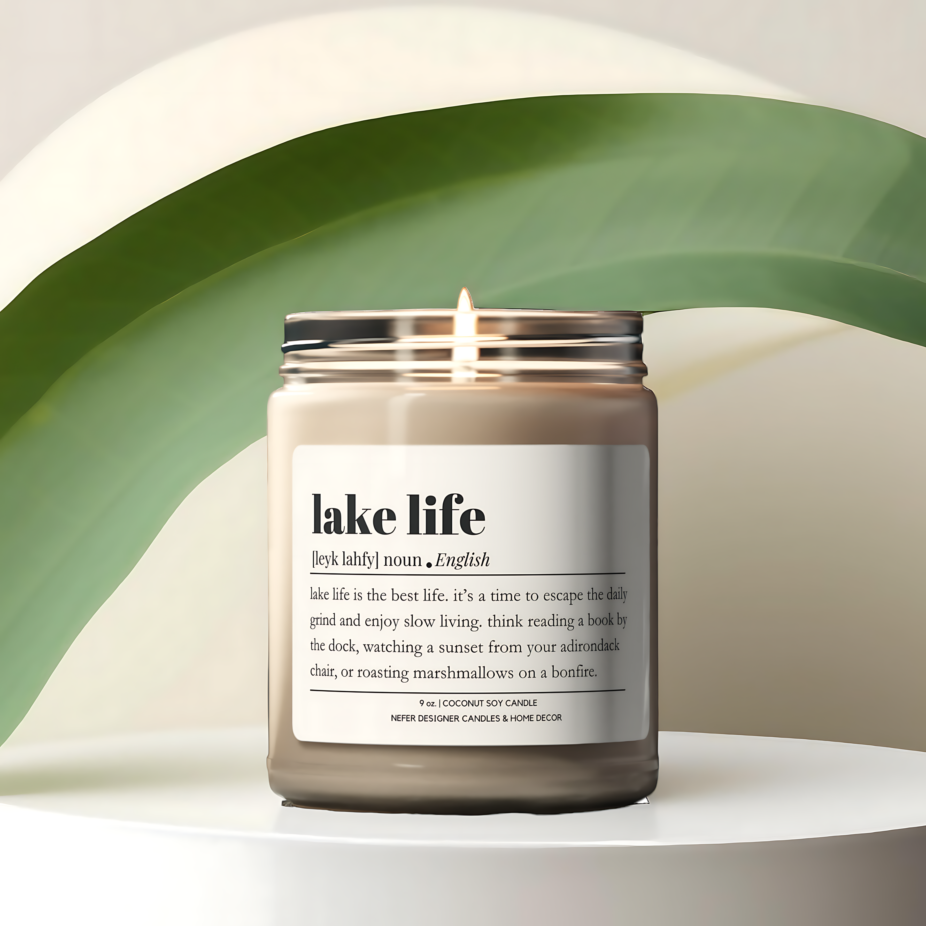 Lake Life Soy Candle | Lake Themed Home Decor